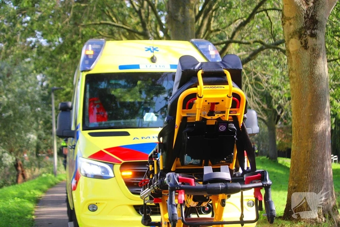 Ongeval tussen scooter en fietser met gewonden