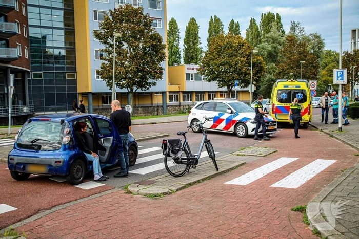 Traumahelikopter opgeroepen bij ongeval tussen auto en fietser