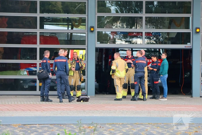Brand in brandweerkazerne onder controle