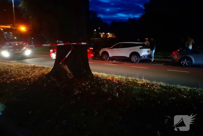 Automobilist belandt op de kop na ongeval