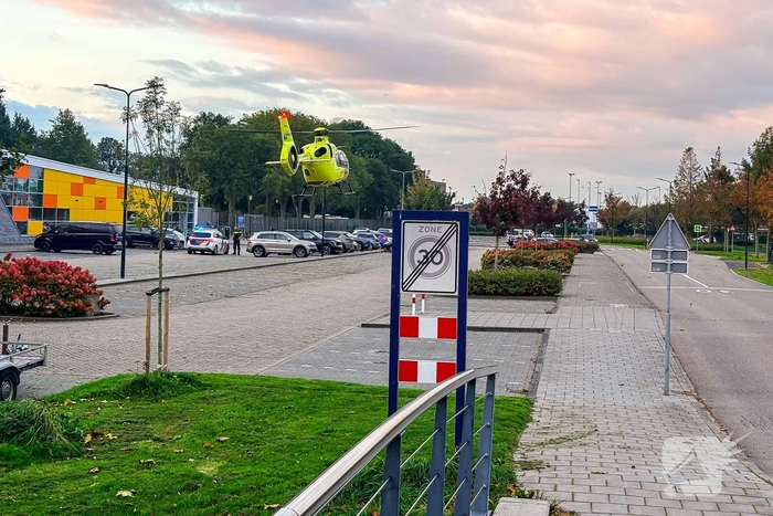 Traumahelikopter ingezet voor incident