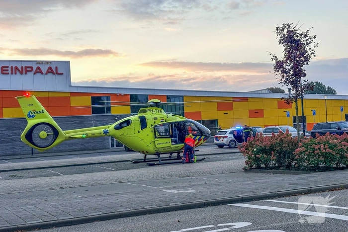 Traumahelikopter ingezet voor incident