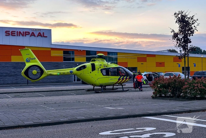 Traumahelikopter ingezet voor incident