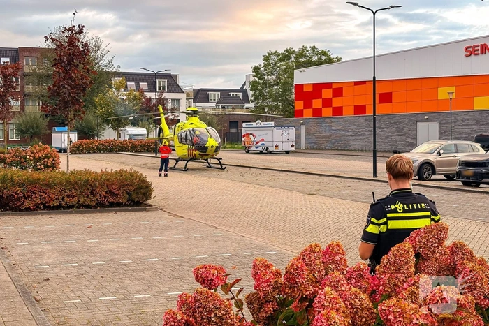 Traumahelikopter ingezet voor incident