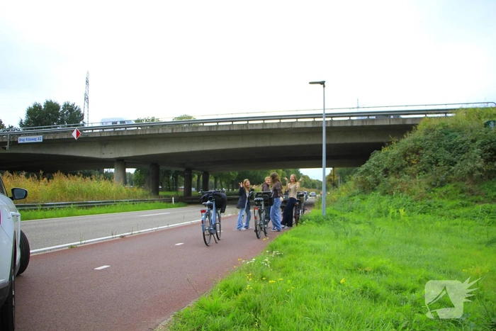 Fietsmeisje raakt gewond bij ongeval