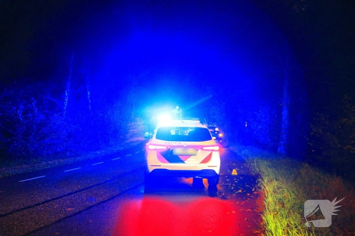 Auto crasht tegen lantaarnpaal na uit de bocht vliegen