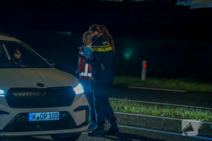 Politie voert verkeerscontrole uit