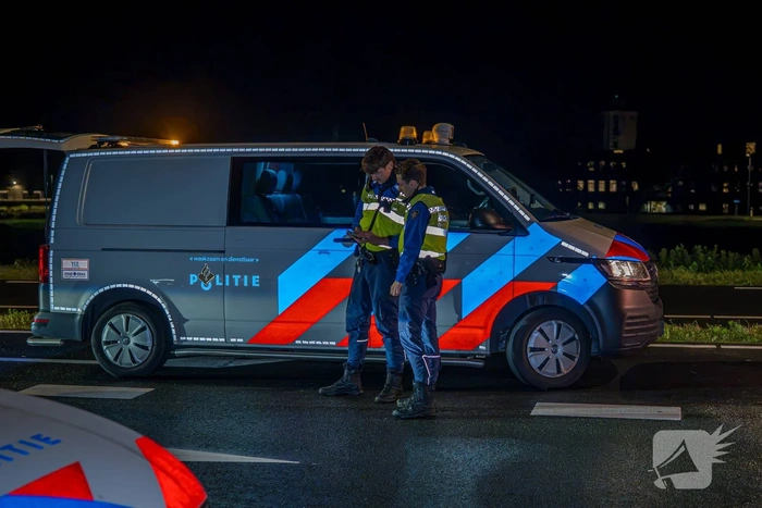 Politie voert verkeerscontrole uit