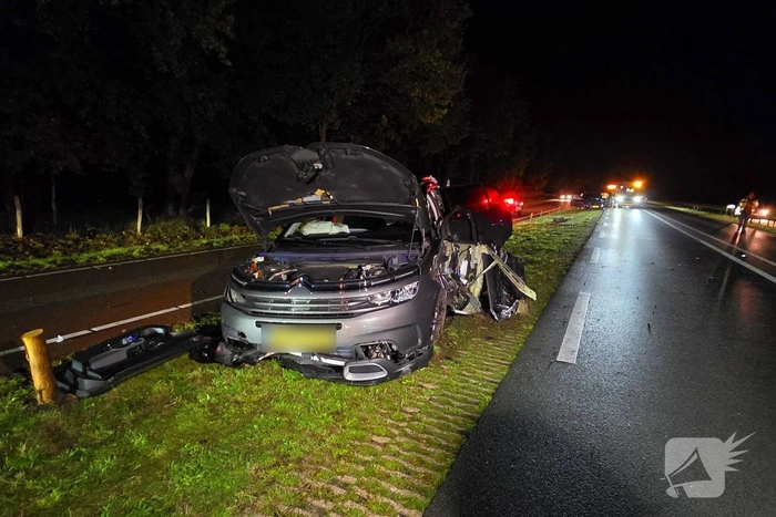 Politie neemt persoon mee na ongeval