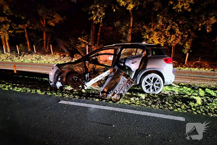 Politie neemt persoon mee na ongeval