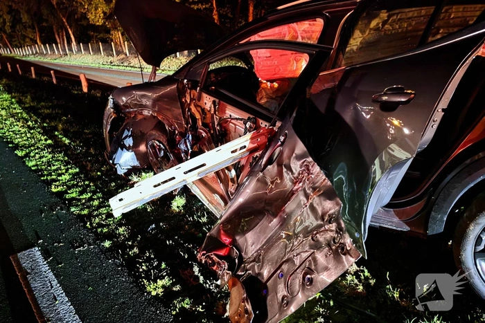 Politie neemt persoon mee na ongeval