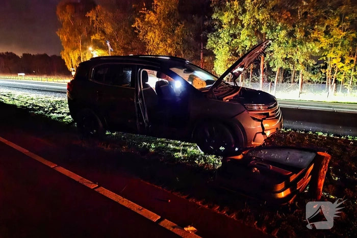 Politie neemt persoon mee na ongeval