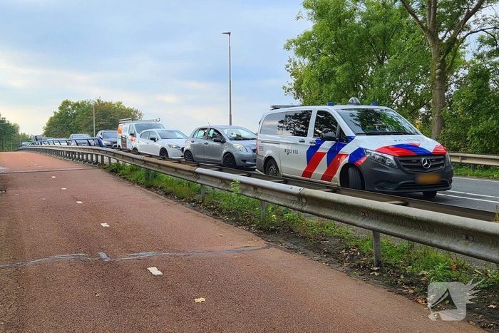 Ongeval tussen auto en bestelbus