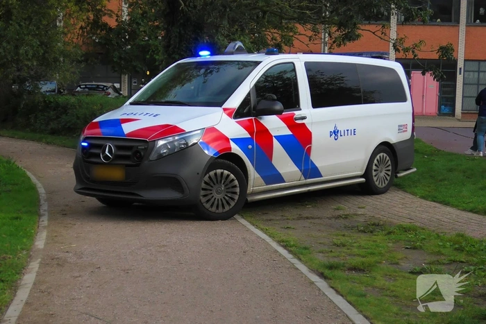 Aanhouding na korte achtervolging te voet
