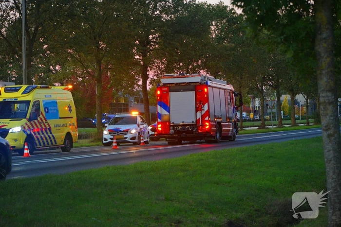 Botsing tussen twee voertuigen veroorzaakt ongeval
