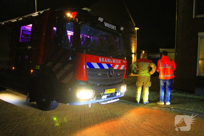 Brand in schuurtje leidt tot forse rookontwikkeling