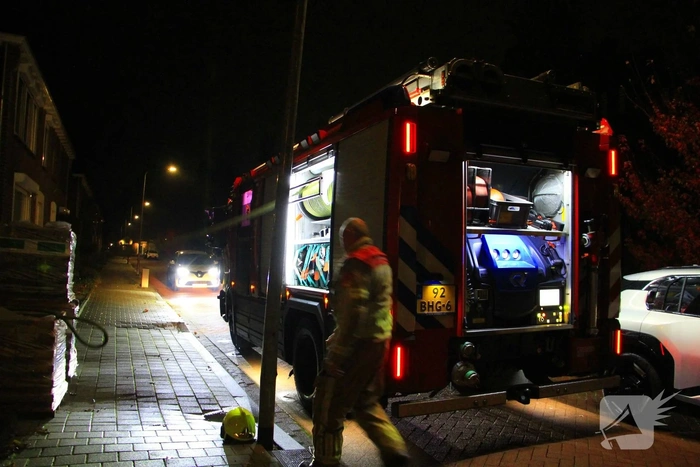 Brand in schuurtje leidt tot forse rookontwikkeling
