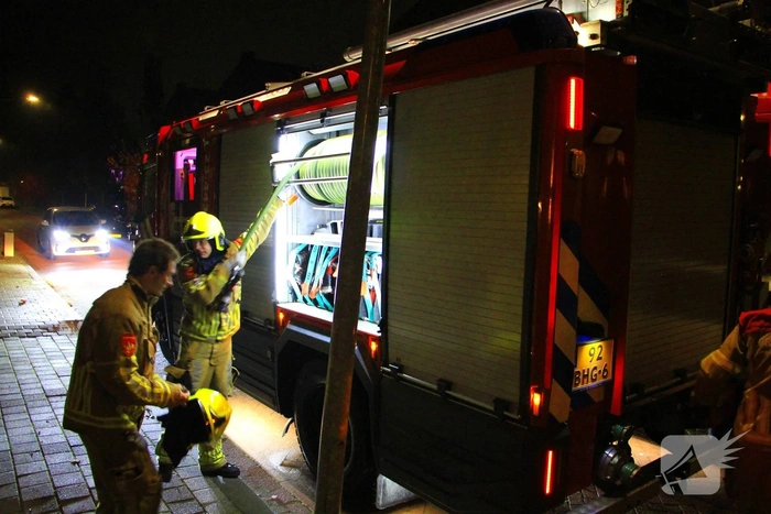 Brand in schuurtje leidt tot forse rookontwikkeling