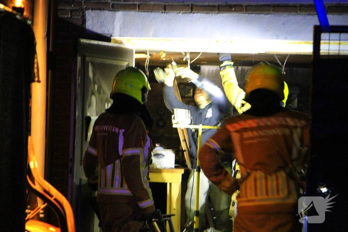 Brand in schuurtje leidt tot forse rookontwikkeling