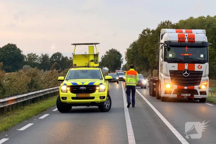 Botsing tussen bestelbussen zonder gewonden