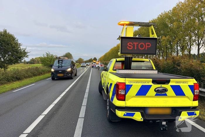 Botsing tussen bestelbussen zonder gewonden