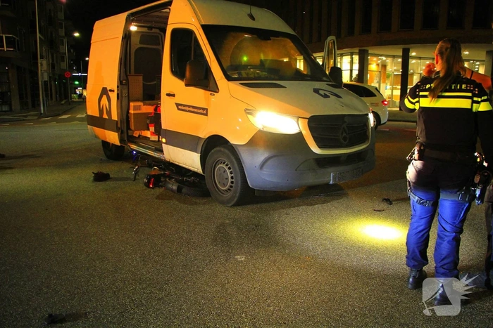 Man op fatbike ernstig gewond bij aanrijding met bestelbus