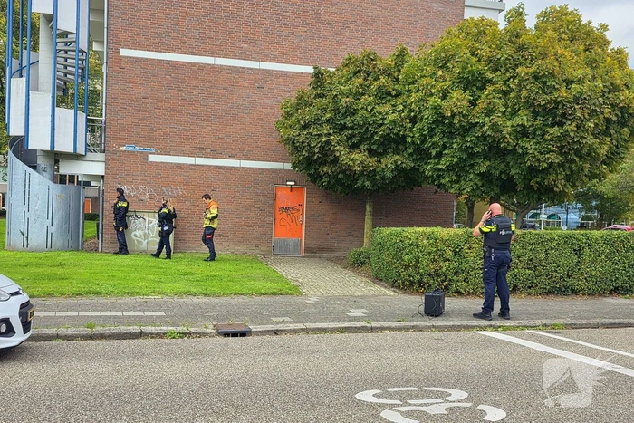 Brandweer en droneteam assisteert DSI bij aanhouding