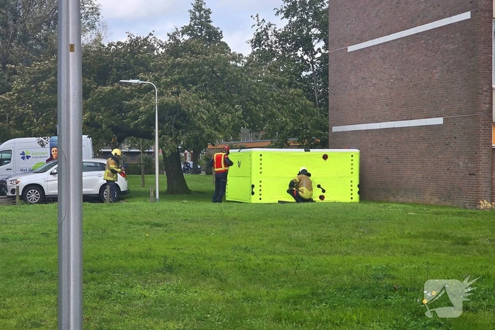 Brandweer en droneteam assisteert DSI bij aanhouding