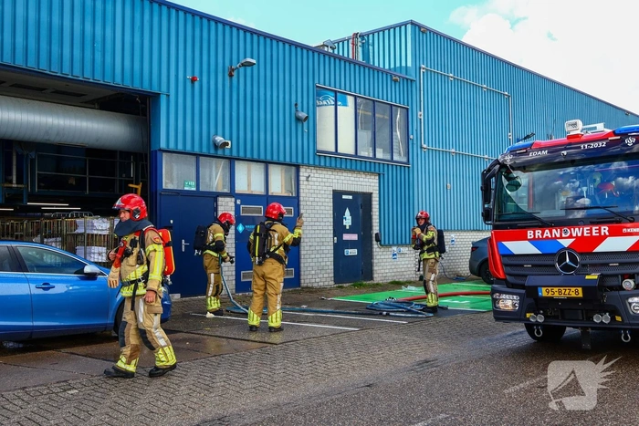 Industriebrand beperkt gebleven