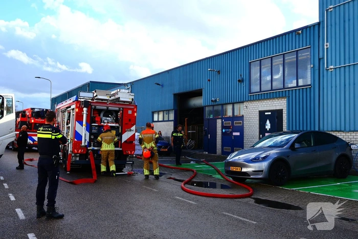 Industriebrand beperkt gebleven