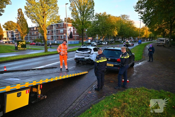 Forse schade bij kop-staartbotsing