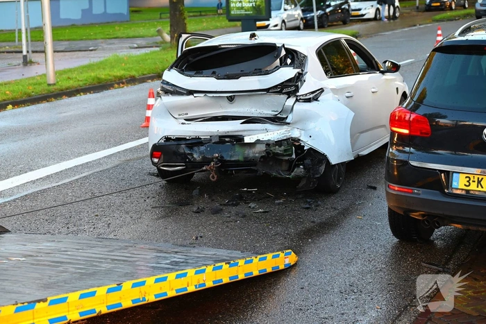 Forse schade bij kop-staartbotsing