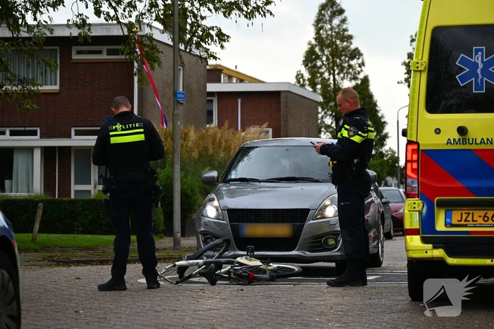 Ongeval tussen fietser en auto