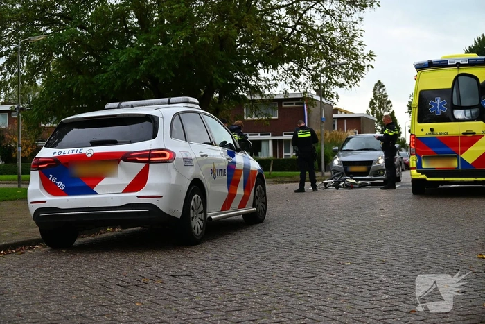 Ongeval tussen fietser en auto
