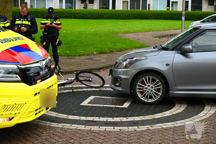 Ongeval tussen fietser en auto