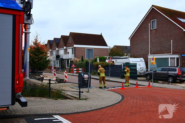 Brandweer controleert incident met gevaarlijke stoffen