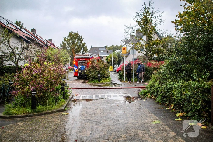 Containerbrand zorgt voor rookoverlast