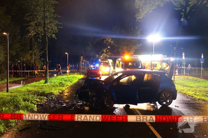 Frontale aanrijding veroorzaakt gewonden