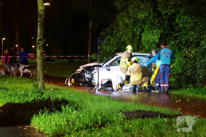 Frontale aanrijding veroorzaakt gewonden