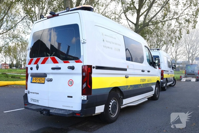 Groothandel verwoest door grote brand tijdens storm