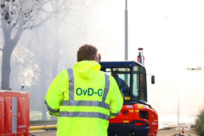 Groothandel verwoest door grote brand tijdens storm