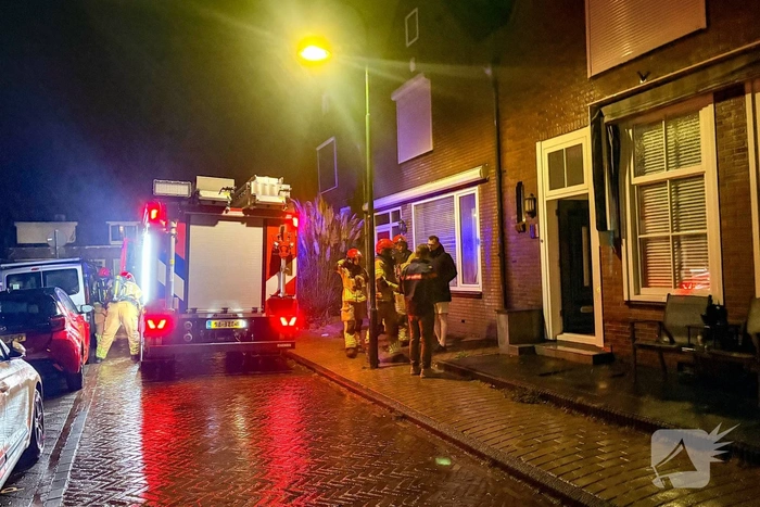 Woningbrand leidt tot ontruiming