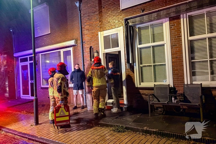Woningbrand leidt tot ontruiming