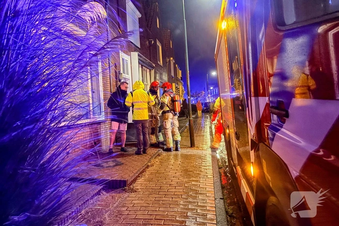 Woningbrand leidt tot ontruiming