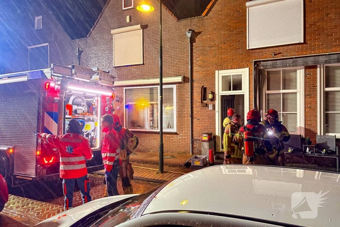 Woningbrand leidt tot ontruiming