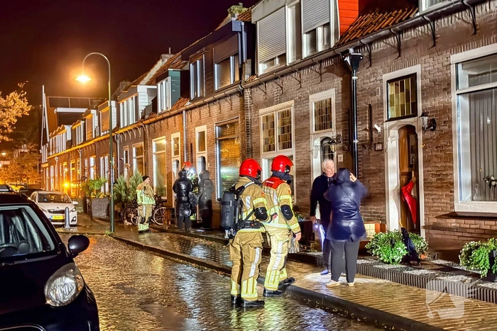 Woningbrand leidt tot ontruiming