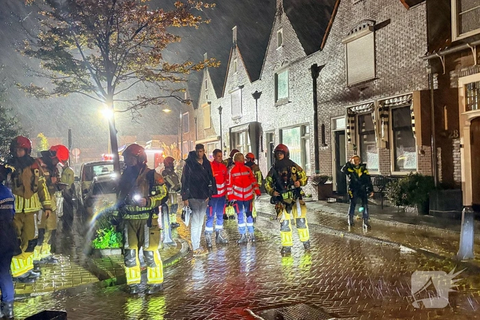 Woningbrand leidt tot ontruiming