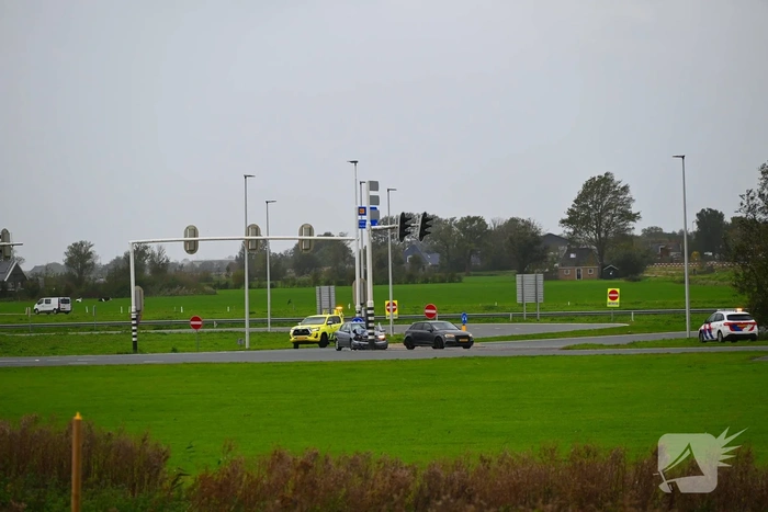 Ongeval met gewonde bij verkeerslicht