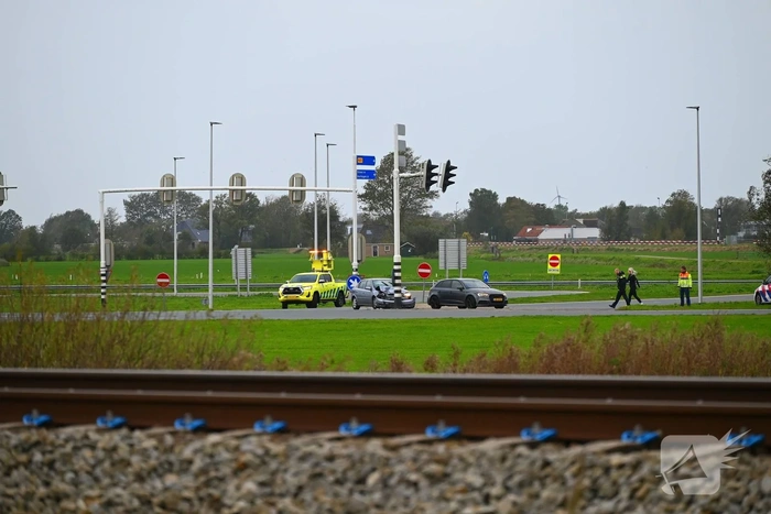 Ongeval met gewonde bij verkeerslicht