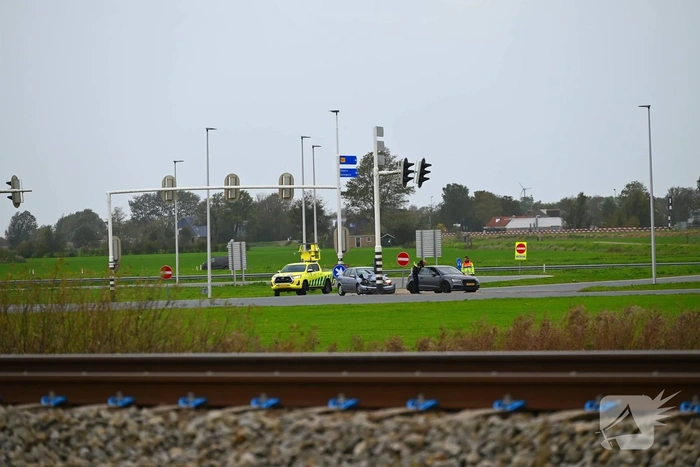 Ongeval met gewonde bij verkeerslicht